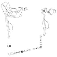 SRAM schakel-/remhendel shift/brake lever apex axs single right - thumbnail