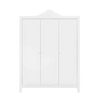 Bopita 3-deurs kledingkast Evi wit - thumbnail