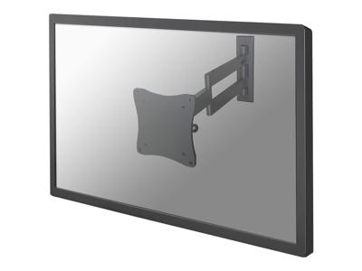 Neomounts FPMA-W830 Monitor-wandbeugel Aantal monteerbare displays: 1 Display(s) 25,4 cm (10) - 68,6 cm (27) Zilver Kantelbaar, Zwenkbaar, Uittrekbaar