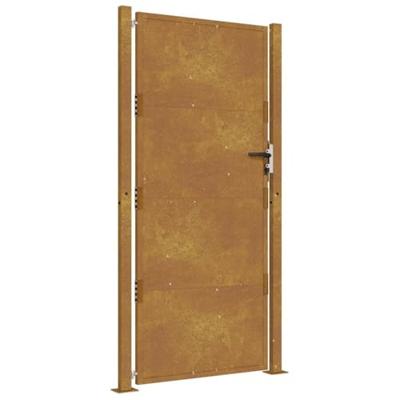 Poort 105x205 cm cortenstaal