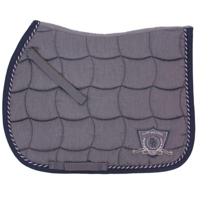 BR Melange dressuuur zadeldek grijs maat:dr full