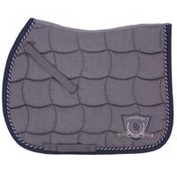 BR Melange dressuuur zadeldek grijs maat:dr full - thumbnail