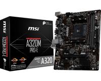 A320M PRO-E - Moederbord - micro ATX - Socket AM4 - AMD A320 - USB 3.1 Gen 1 - Gigabit LAN - thumbnail
