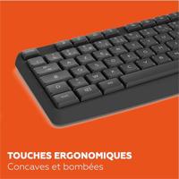 Draadloos toetsenbord Mobility Lab ML313979 Azerty Frans Zwart - thumbnail