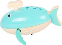 Small Foot - badspeelgoed houten walvis opwindbaar - thumbnail