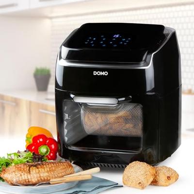 DOMO DO534FR Frituurpan Met display, Timerfunctie Zwart