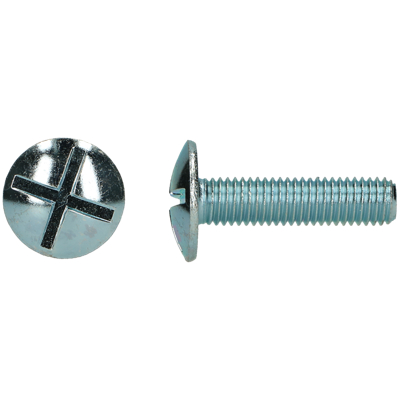 pgb-Europe PGB-FASTENERS | Platbolkopschroef oef dubbel gleuf M6x30 Zn | 200 st 0000VP001006000303