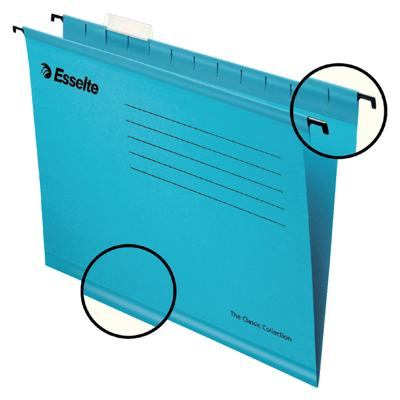 Hangmap Esselte Classic A4 V-bodem 345x240mm blauw Hangmap Esselte Classic A4 V-bodem 345x240mm blauw