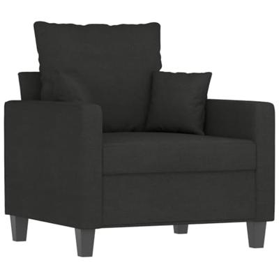 Fauteuil 60 cm stof zwart Fauteuil 60 cm stof zwart