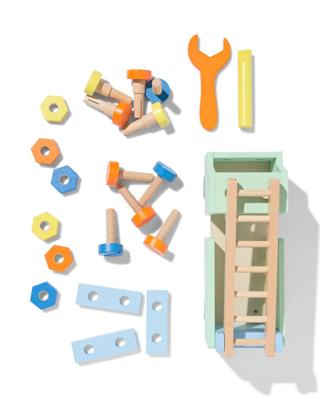 HEMA Houten constructie truck 22-delig