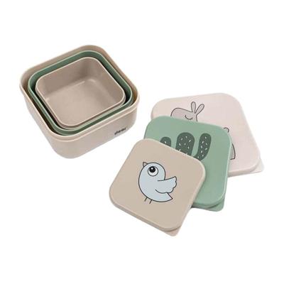 Done By Deer snackbox lalee beige mix, 3st.