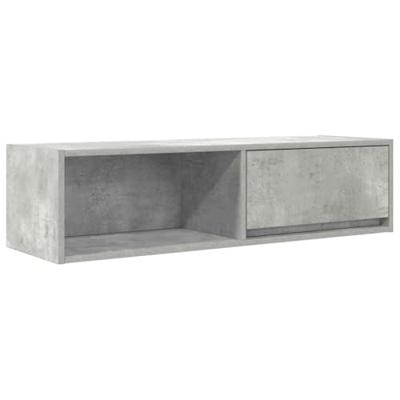 Tv-meubelen 2 st 100x31x25,5 cm bewerkt hout betongrijs