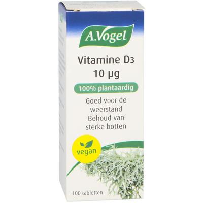 A.Vogel Vitamine D3 10 microgram - 100 stuks