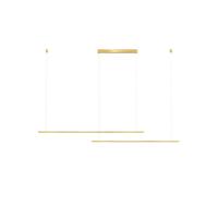 Lyora Strakke hanglampBrillia goud 161cm - 9060282 - thumbnail