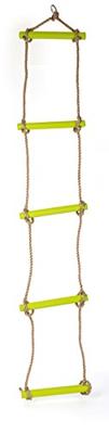 Small Foot - touwladder met 5 treden groen, 200cm