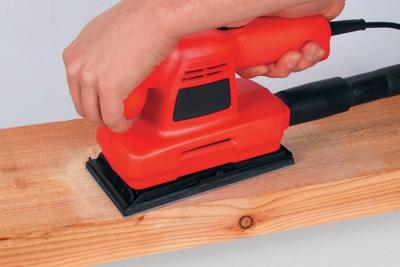 Wolfcraft 1993000 Oscillerend schuurpapier Met klittenband, Geperforeerd Korrelgrootte (num) 80 (l x b) 190 mm x 93 mm 5 stuk(s)