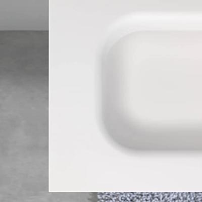 Wastafel Tiger S-line Oval 120 cm Mat Wit