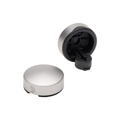 D'Addario XPND Footswitch Topper zilver, set van 2 D'Addario XPND Footswitch Topper zilver, set van 2