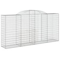 Schanskorven 25 st gewelfd 300x50x140/160 cm ijzer - thumbnail