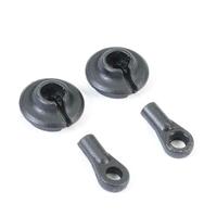 FTX - Ramraider Shock Cups & Ends (2Pc) (FTX10219) - thumbnail
