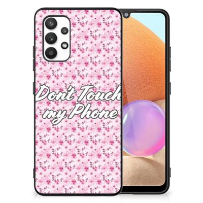 Samsung Galaxy A32 4G | A32 5G Enterprise Editie | Telefoon Hoesje | Flowers Pink DTMP