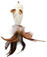 KONG KAT CATNIP FEATHER MUIS 5X2,5X16,5 CM - thumbnail