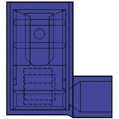 Vol. Nylon Geïsol. Vlakstekerhuls 6,3x0,8mm voor 1,5-2,5 mm2