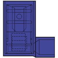 Vol. Nylon Geïsol. Vlakstekerhuls 6,3x0,8mm voor 1,5-2,5 mm2 - thumbnail