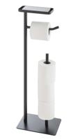Toiletrolhouder Filano metaal zwart - thumbnail