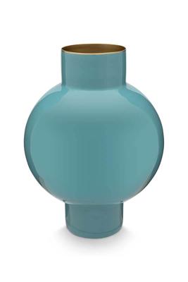Pip Studio Metalen Vaas Groen 24cm