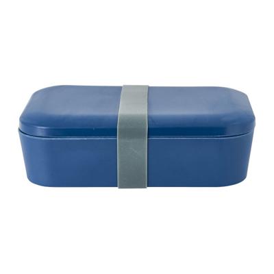 Broodtrommel - blauw - 18,5x12,5 x 6,3 cm Broodtrommel - blauw - 18,5x12,5 x 6,3 cm