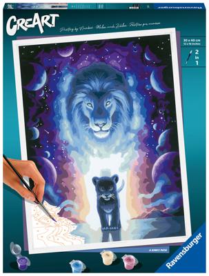 Ravensburger Creart schilderen op nummer - lion jojoesart