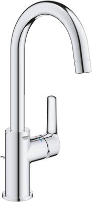 Wastafelmengkraan GROHE QuickFix Start L-Size Met Waste Chroom Wastafelmengkraan GROHE QuickFix Start L-Size Met Waste Chroom