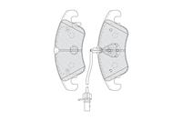 Remblokken set FDB4044 - thumbnail