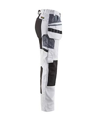 Blåkläder Dames Schildersbroek met stretch 79101000 | Wit/Zwart | Maat 34 - 7330509625323 Blåkläder Dames Schildersbroek met stretch 79101000 | Wit/Zwart | Maat 34 - 7330509625323