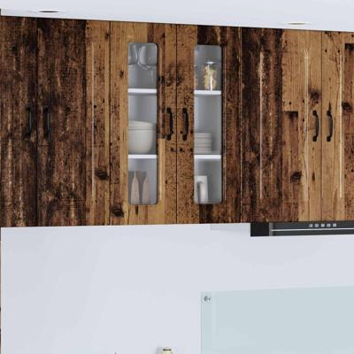 Keukenkast Kalmar Oudhout 60 x 31 x 80 cm Bewerkt hout