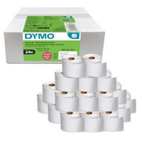 Dymo etiketten LabelWriter ft 101 x 54 mm, wit, 220 etiketten, multipack van 24 rollen - thumbnail