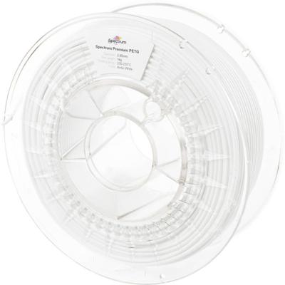 Spectrum Filaments 80481 PET-G Premium Filament PETG Chemisch bestendig 2.85 mm 1000 g Arctic White, Wit 1 stuk(s)
