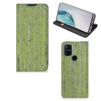 OnePlus Nord N10 5G Book | Wallet Case | Green Wood - thumbnail