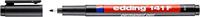 Edding Foliestift 141 F permanent pen 4-141001 Zwart - thumbnail