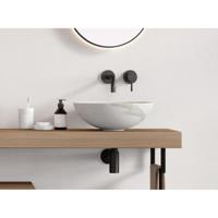 Looox sink collection opzetwastafel diameter 40cm calacatta wwk40ca - thumbnail