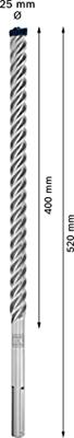 Bosch Accessories EXPERT SDS max-8X 2608900241 Wolfraamcarbide Hamerboor 1 stuks 25.00 mm Gezamenlijke lengte 520 mm SDS-Max 1 stuk(s)
