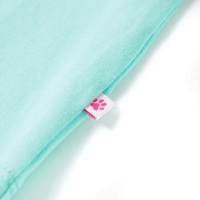 Kindershirt 128 lichtmintkleurig Kindershirt 128 lichtmintkleurig