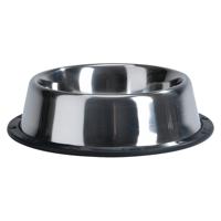 Hondenvoerbak rvs met antisliprand 25.5 cm - thumbnail