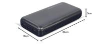 Gembird PB20-02 powerbank Lithium-Polymeer (LiPo) 20000 mAh Zwart - thumbnail