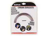 Eufab Chromen sierstrip, universeel, 3 m x 7 mm (l x b) 3 m x 7 mm - thumbnail