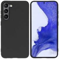 Accezz Color Backcover voor de Samsung Galaxy S23 Plus Telefoonhoesje Zwart - thumbnail