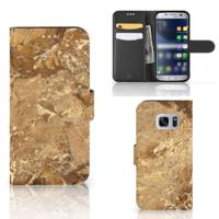Samsung Galaxy S7 | Bookcase | Marmer Creme - thumbnail