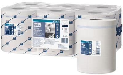 Tork Reflex poetspapier Centerfeed, 1-laag, systeem M4, pak van 6 stuks Tork Reflex poetspapier Centerfeed, 1-laag, systeem M4, pak van 6 stuks