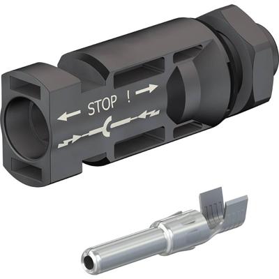 Stäubli 32.0079P0001-UR MC4 PV-ADSP4-S2/6 Zwart Inhoud: 1 stuk(s)